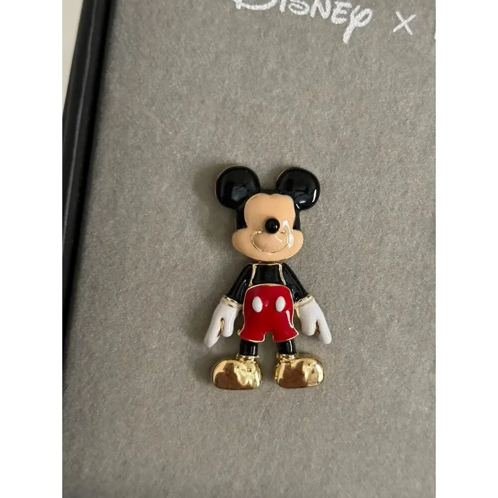Disney Baublebar Mickey Mouse Dangle Earring Movable Gold Color - Picture 2 of 4